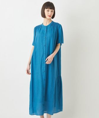 【小さいサイズ／麻製品染め】ロングワンピース