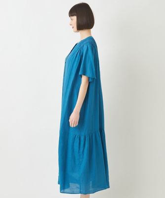 【小さいサイズ／麻製品染め】ロングワンピース