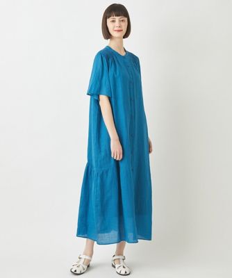 【小さいサイズ／麻製品染め】ロングワンピース
