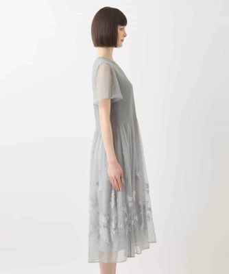 【時を超えた優雅さ】ETRO プリント入り シャツワンピース 小さいサイズ】ドットフラワーシャーリング切り替えワンピース