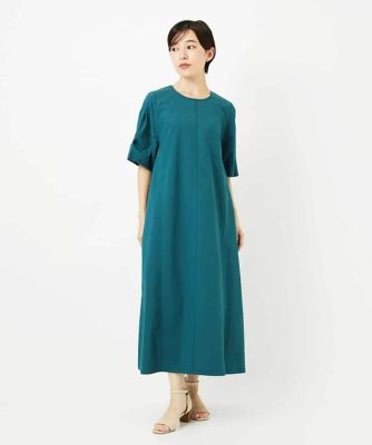 小さいサイズ】配色ステッチ立体スリーブワンピース | HIROKO BIS