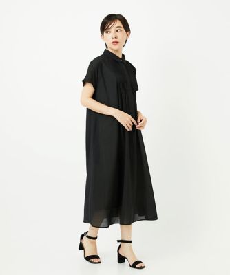 ヒロコビス（hirokobis）/【小さいサイズ /洗濯機で洗える】ピンタックデザインシルエットワンピース 小さいサイズ ／洗濯機で洗える】ピンタックデザインシルエット