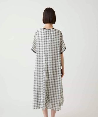 小さいサイズ】サッカーチェック半袖ワンピース | HIROKO BIS (Women