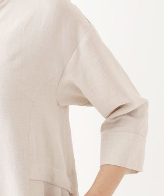 【小さいサイズ／洗濯機で洗える】サイドタックシルエットワンピース