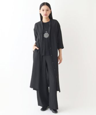 【小さいサイズ／洗濯機で洗える】サイドタックシルエットワンピース