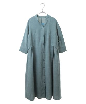 【小さいサイズ／洗濯機で洗える】サイドタックシルエットワンピース
