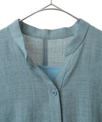 【小さいサイズ／洗濯機で洗える】サイドタックシルエットワンピース