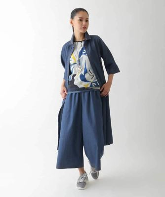 小さいサイズ】ステッチポイントデニムワンピース | HIROKO BIS (Women