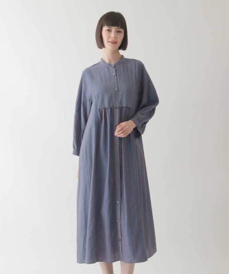 ヒロコビス HIROKO BIS ワンピース 15AB 大きいサイズ 美品 春夏 セール】 【大きいサイズ】刺繍スリーブデザインシャツ