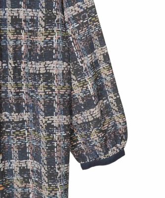 ヒロコビス（hirokobis）/【小さいサイズ】ウエストギャザーチェックプリントワンピース /洗濯機で洗える 小さいサイズ】ウエストギャザーチェックプリントワンピース ／洗濯機