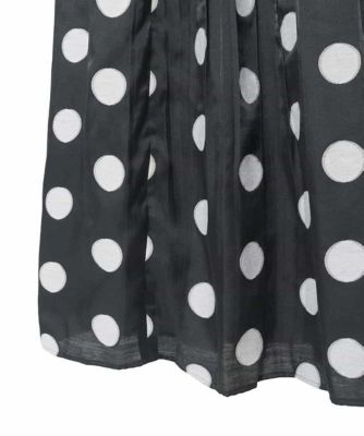 小さいサイズ】ドット柄カットジャカードワンピース | HIROKO BIS