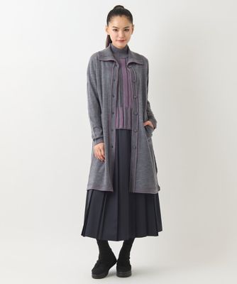 小さいサイズ／アンサンブル対応】プレーティングリブニット