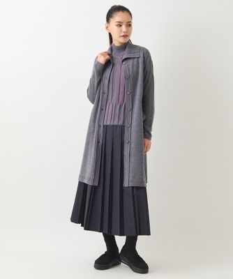 ヒロコビス] 小さいサイズ/アンサンブル対応 プレーティングリブニット