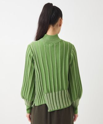 ヒロコビス] 小さいサイズ/アンサンブル対応 プレーティングリブニット