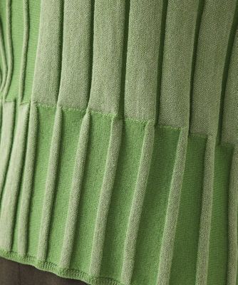 小さいサイズ／アンサンブル対応】プレーティングリブニットプル