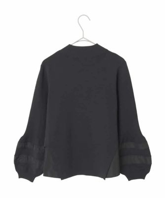 小さいサイズ】異素材ジョイントニットプルオーバー | HIROKO BIS