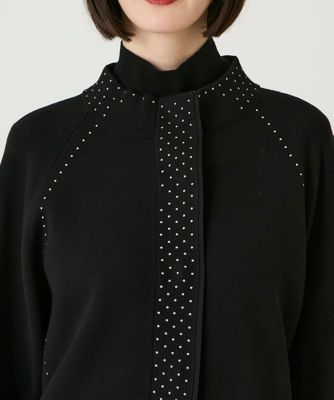 ヒロコビス（hirokobis）/【小さいサイズ】スタッズアクセントニットカーディガン 小さいサイズ】スタッズアクセントニットカーディガン | HIROKO BIS