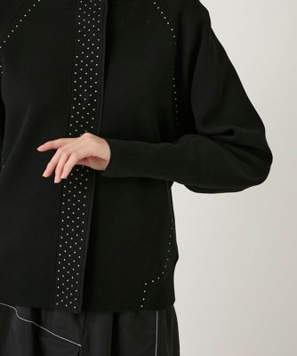 小さいサイズ】スタッズアクセントニットカーディガン | HIROKO BIS