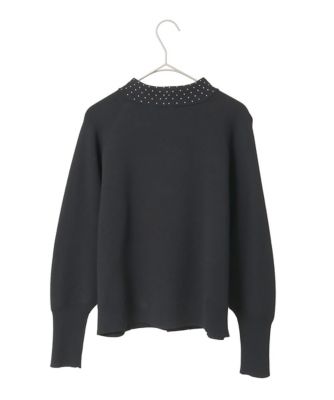 小さいサイズ】スタッズアクセントニットカーディガン | HIROKO BIS