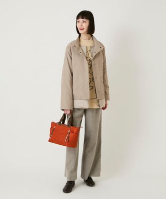 小さいサイズ】ニュアンス刺繍アクセントニットプルオーバー | HIROKO