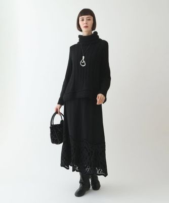 【小さいサイズ】ヘアリーウールニットプルオーバー