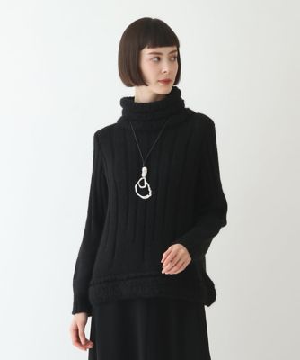 ＜HIROKO BIS（Women/小さいサイズ）＞【小さいサイズ】ヘアリーウールニットプルオーバー