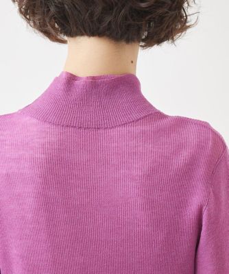 小さいサイズ】ダブルハイネックペプラムニットプルオーバー | HIROKO