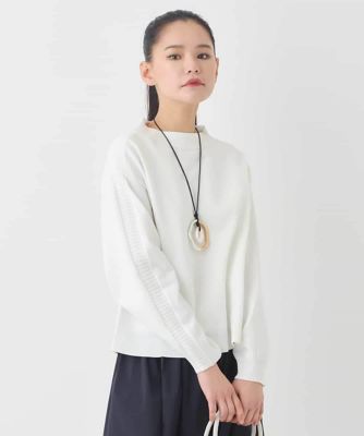 小さいサイズ】ドットジャカードニットプルオーバー | HIROKO BIS