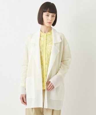 ＜HIROKO BIS（Women/小さいサイズ）＞【小さいサイズ】シアーカーディガン