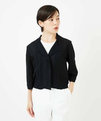 小さいサイズ】チュールフリルニットカーディガン | HIROKO BIS（Women