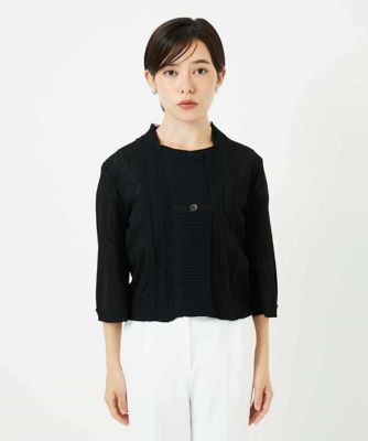 【小さいサイズ】チュールフリルニットカーディガン 小さいサイズ】チュールフリルニットカーディガン | HIROKO BIS
