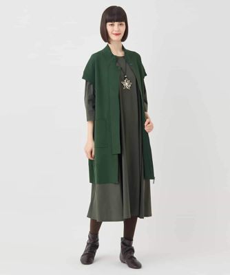 小さいサイズ】ミラノリブニットベスト／洗える | HIROKO BIS（Women