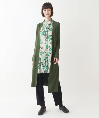 小さいサイズ】リブロングニットカーディガン | HIROKO BIS