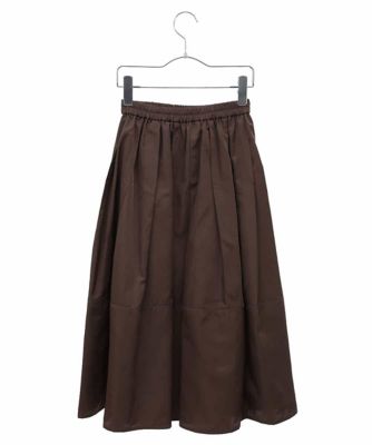 小さいサイズ／洗濯機で洗える】タックコクーンスカート | HIROKO BIS