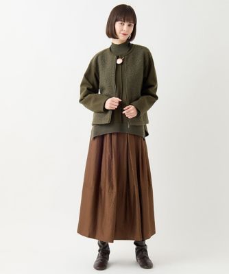 【小さいサイズ】シアーフラワーエンボススカート