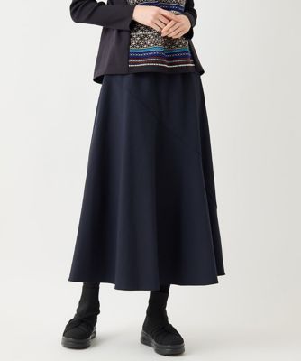 ＜HIROKO BIS（Women/小さいサイズ）＞【小さいサイズ】バイヤス切り替えストレッチスカート