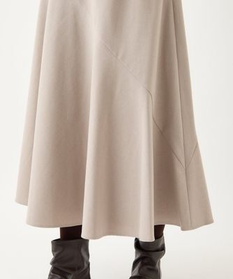 【小さいサイズ】バイヤス切り替えストレッチスカート