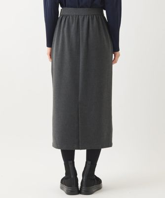 【小さいサイズ】カシミヤタッチタックデザインスカート