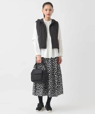 PRADA フレアスカート ハートプリント sonery-6.jpg