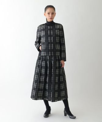 小さいサイズ】チェックジャカードシャーリングスカート | HIROKO BIS