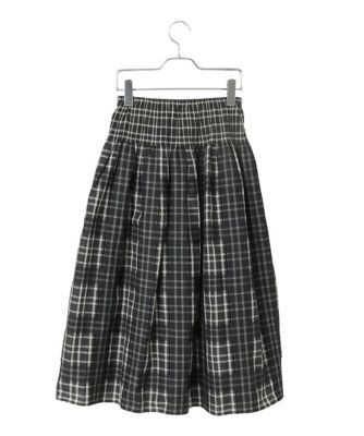 小さいサイズ】チェックジャカードシャーリングスカート | HIROKO BIS