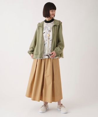 【小さいサイズ】タックボリュームスカート