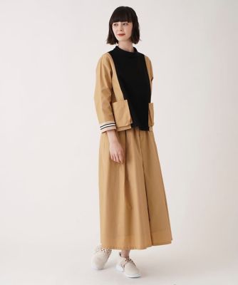【小さいサイズ】タックボリュームスカート