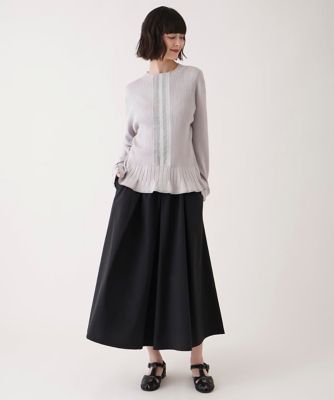 【小さいサイズ】タックボリュームスカート