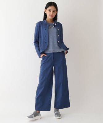 【小さいサイズ】異素材フリル製品染めジャケット