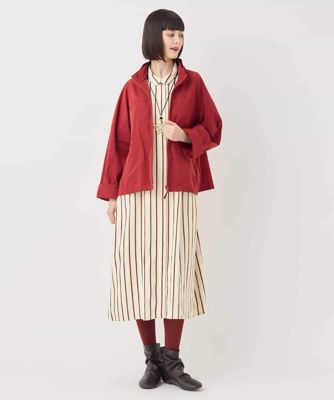 送料無料】【小さいサイズ】メモリータフタジップアップブルゾン