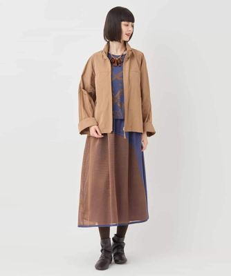 送料無料】【小さいサイズ】メモリータフタジップアップブルゾン