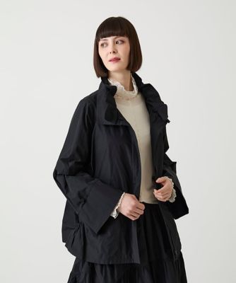 小さいサイズ】ライトタフタシャーリングデザインブルゾン | HIROKO 