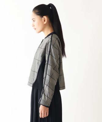小さいサイズ】グレンチェックドルマンジャケット | HIROKO BIS（Women