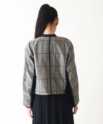 小さいサイズ】グレンチェックドルマンジャケット | HIROKO BIS（Women